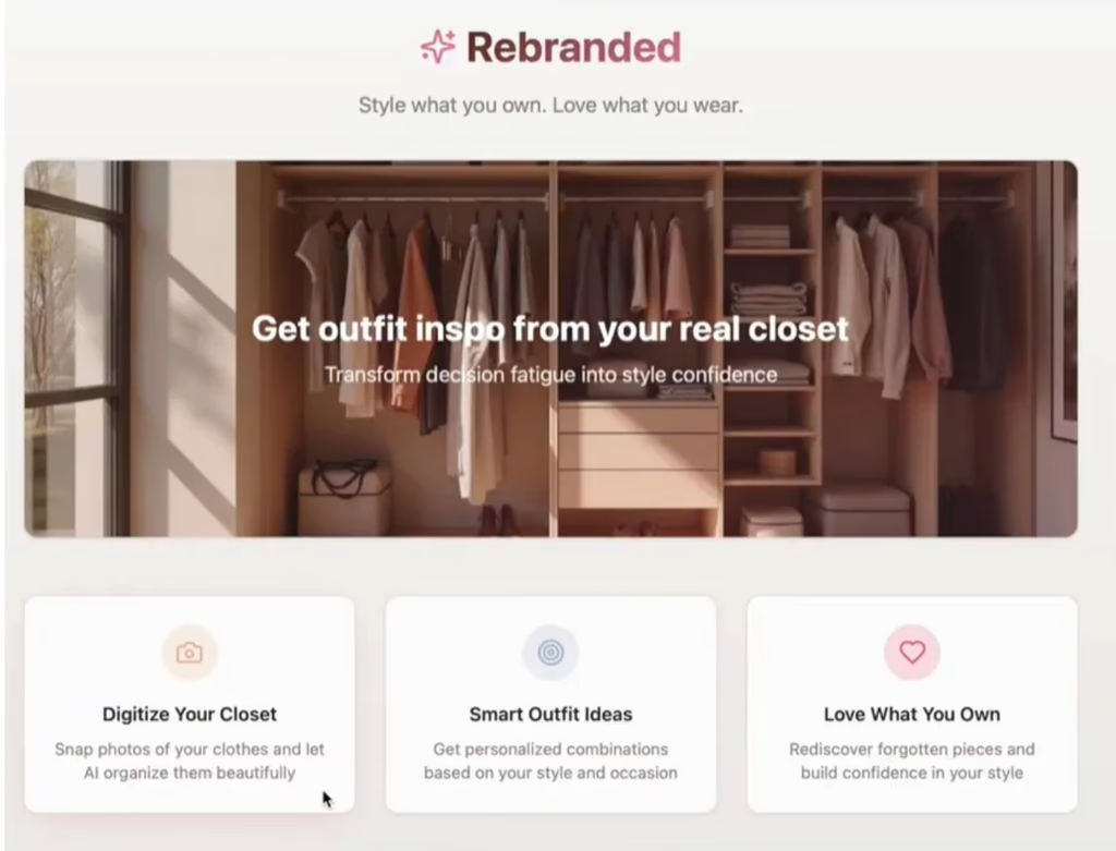 Rebranded app